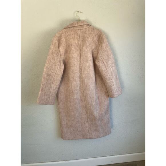 Anthropologie Grey Lab Woman Oversize Longline Wool Blend Coat, Size Med… - Picture 12 of 13